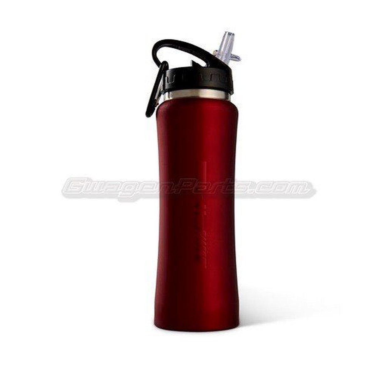 AMG 26oz Stainless Sport Bottle with Straw Red