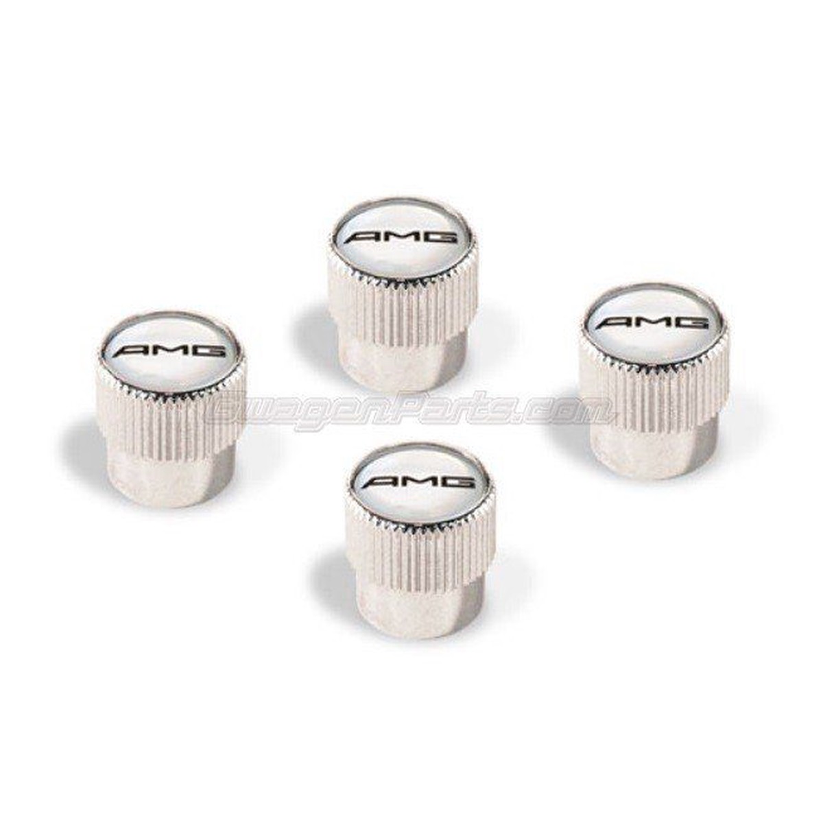 AMG Chrome Valve Stem Caps Set of 4