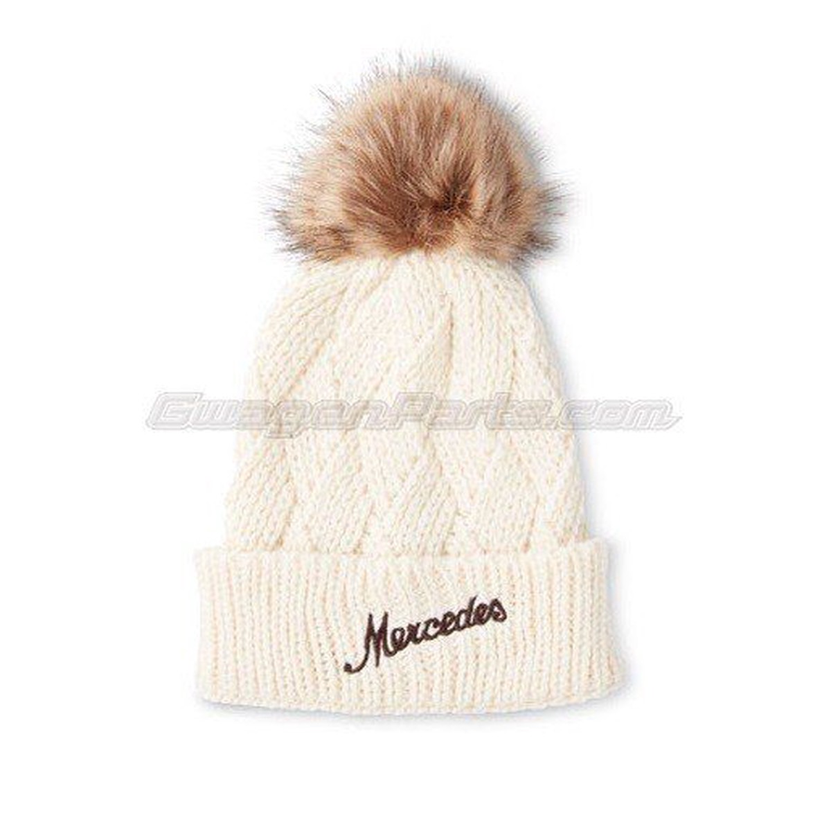 Cross Hatch Beanie with Pom