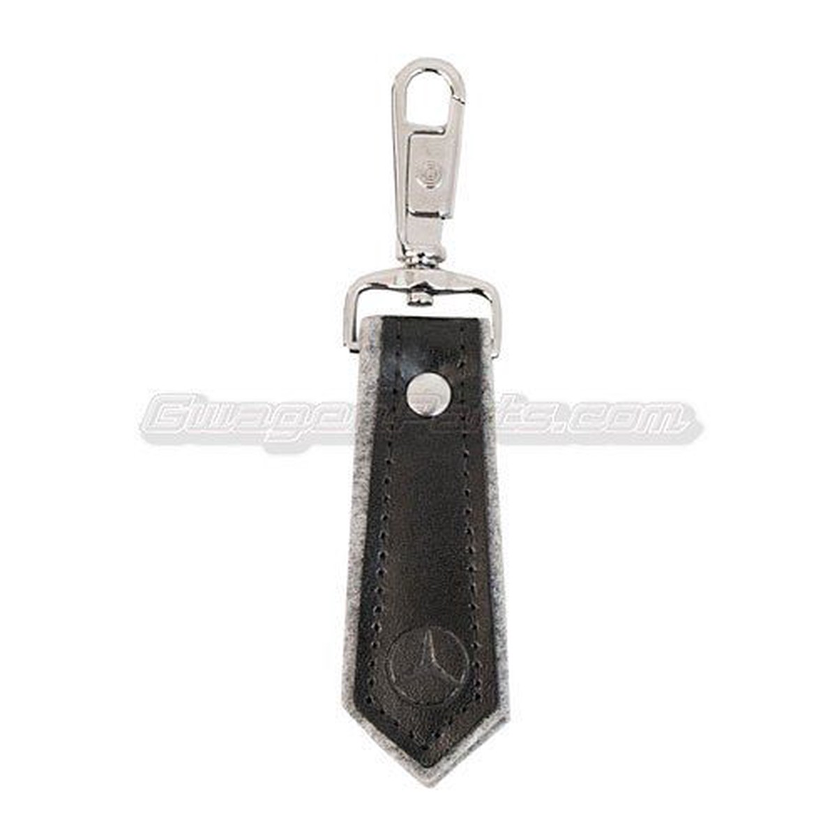 Felt And Leather Key Ring