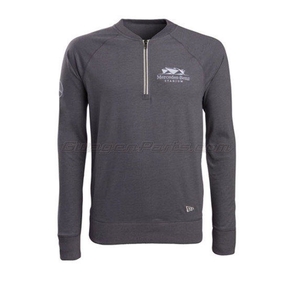 Mens New Era Sueded Cotton Blend 1/4 Zip Pullover