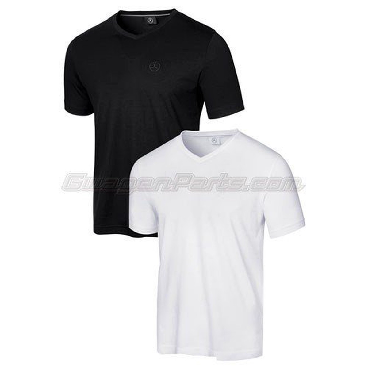 Mens V-Neck T-Shirt  WHITE