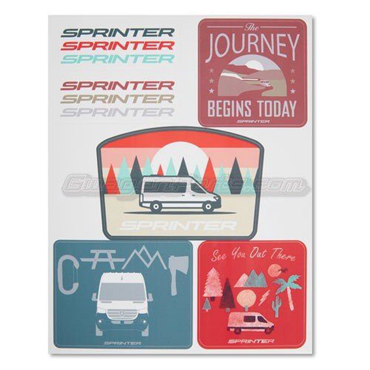Sprinter 6-Sticker Sheet