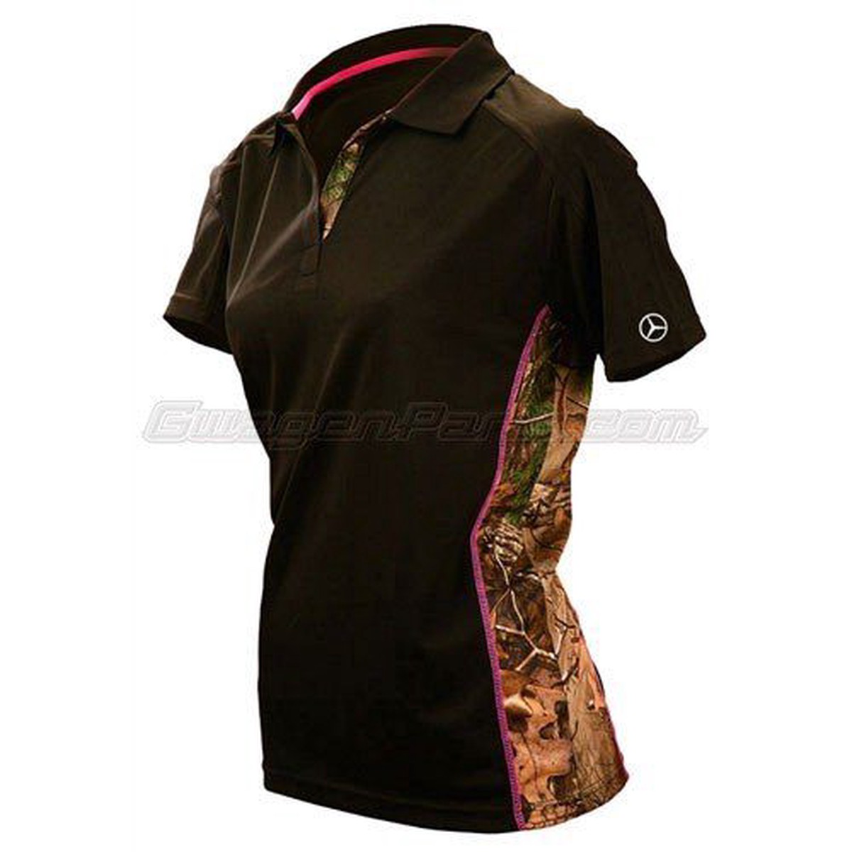 Womens Camo Performance Polo
