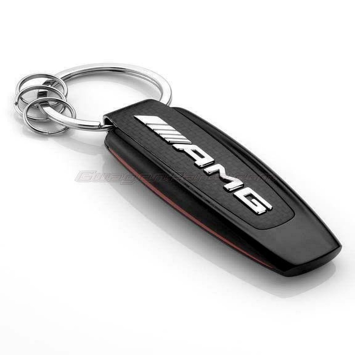 AMG Black Carbon Fiber Keyring