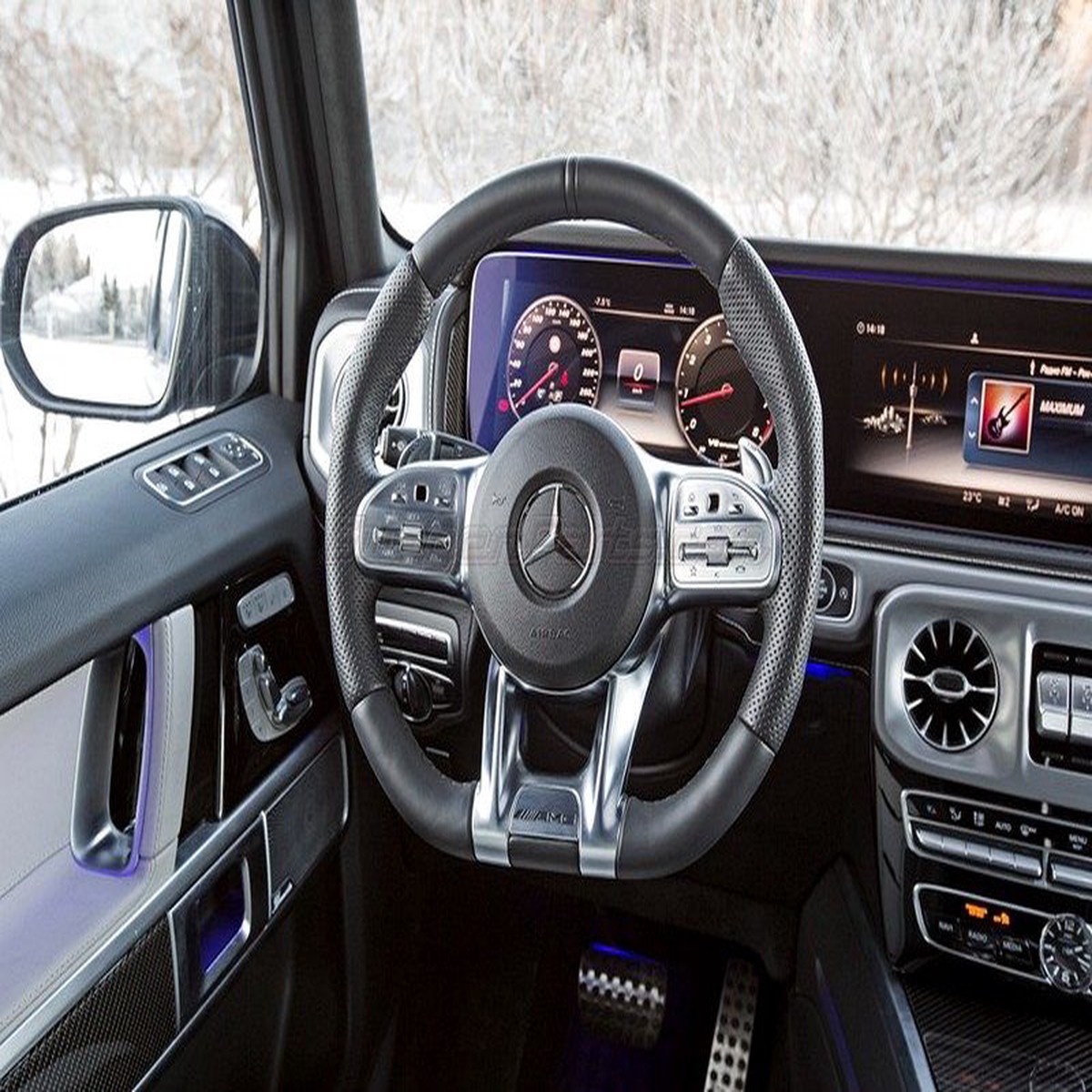 AMG Black Leather Steering Wheel