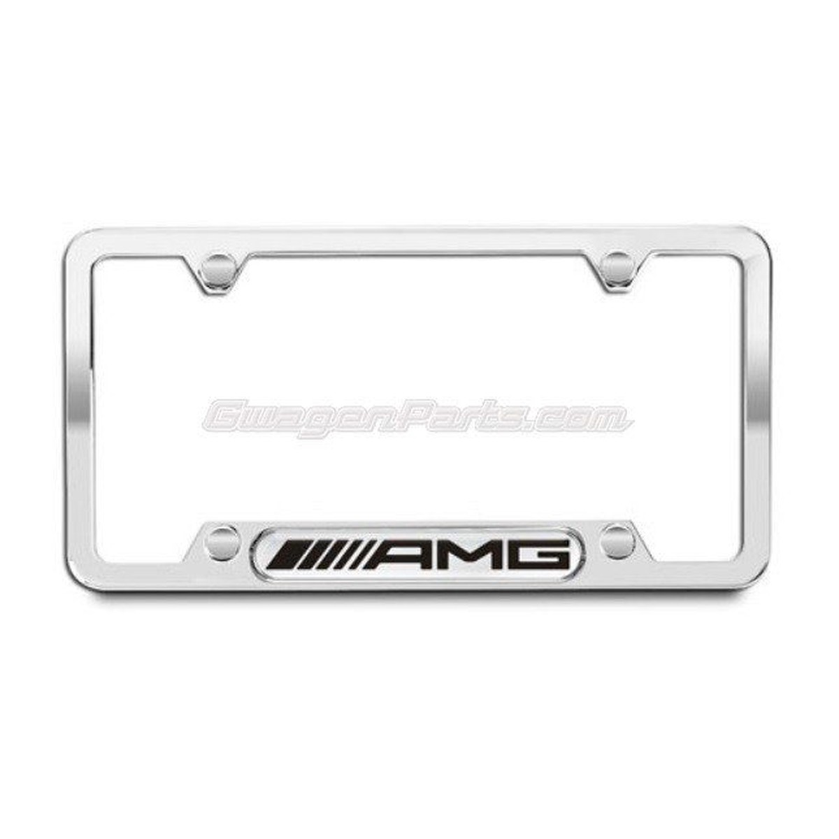 AMG Polished 304 Stainless Steel License Plate