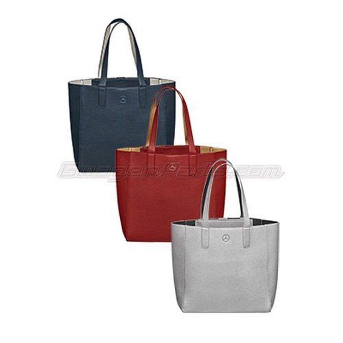 Glam Shopper Tote  BLUE