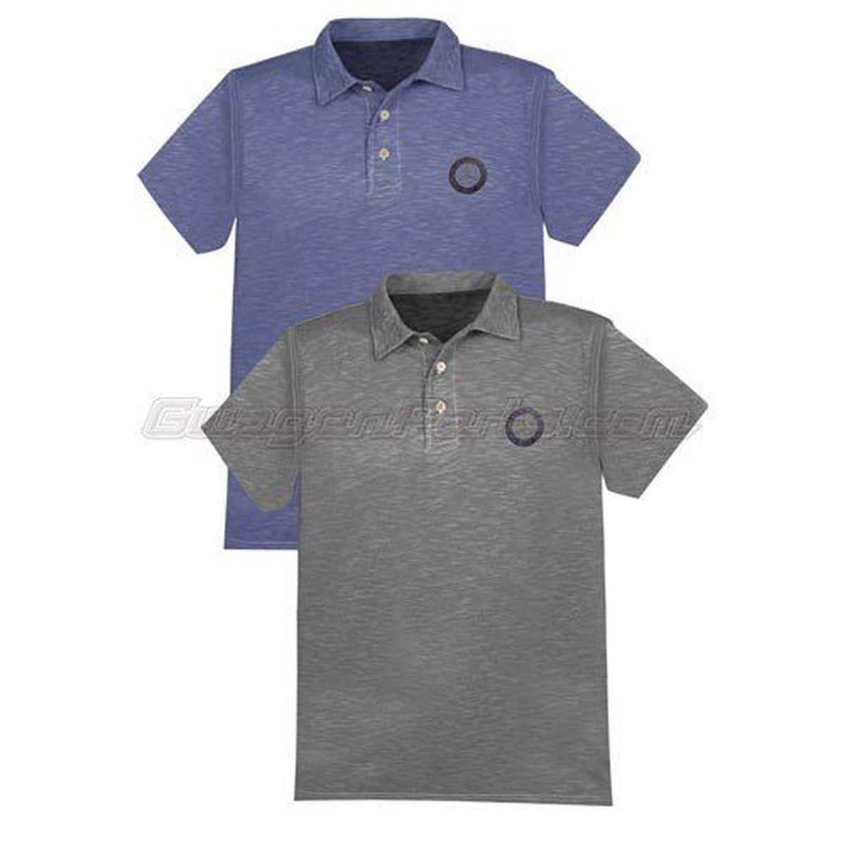 Mens Classic Cotton Pique Polo  GRAY