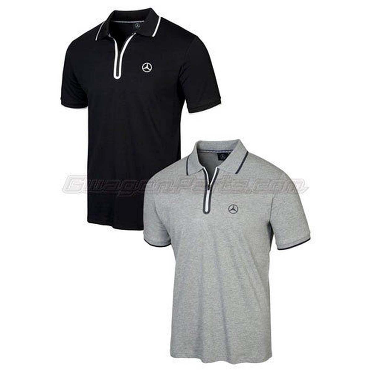 Mens ZippeRED Polo  BLACK