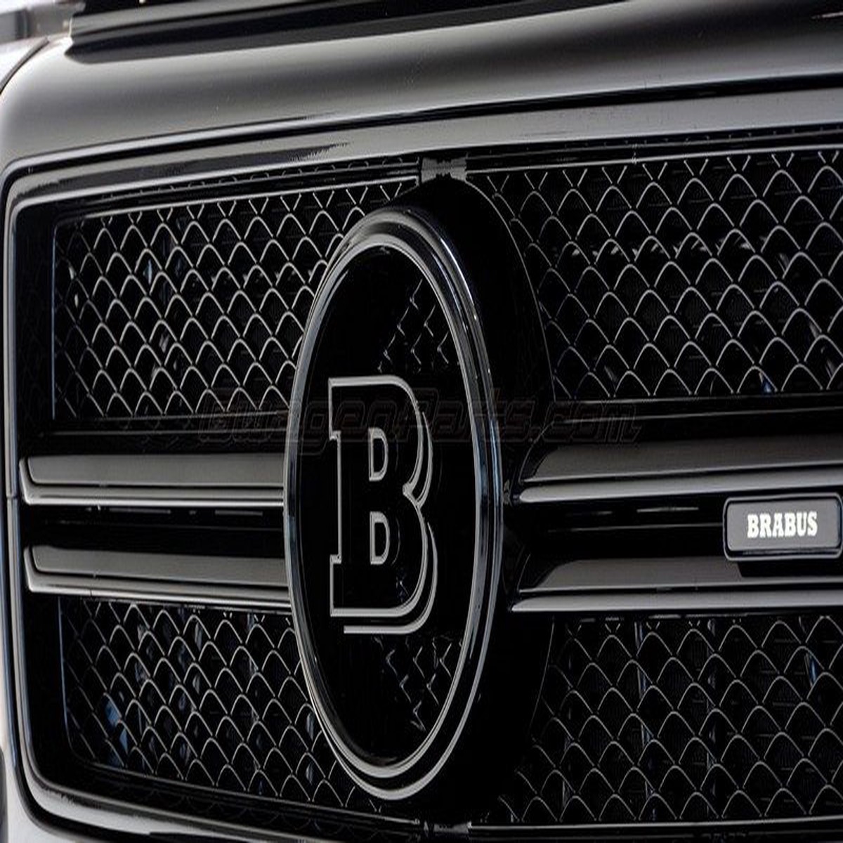 B-style Carbon Design Radiator Grille for 2002-2018 W463
