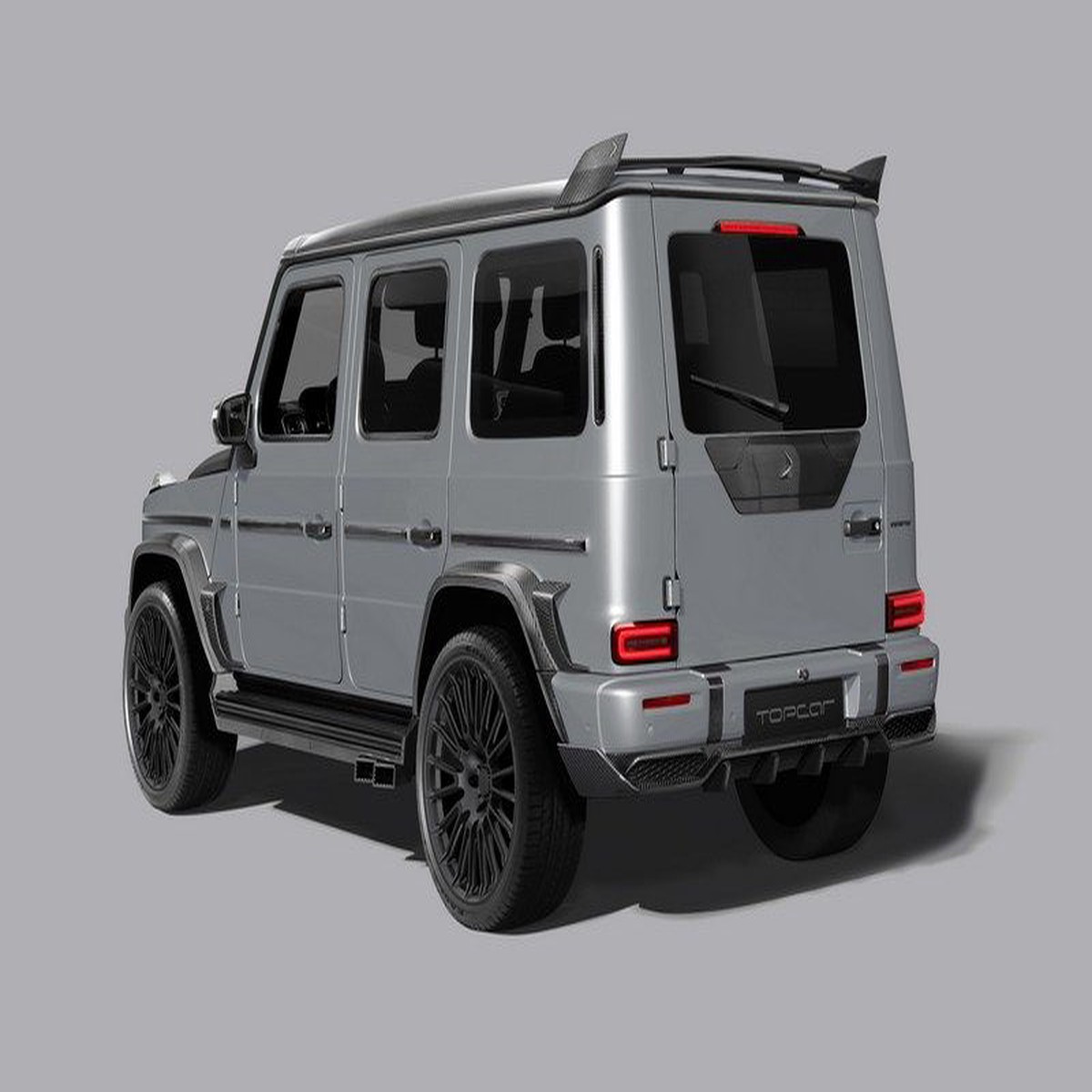 TopCar Carbon Fiber Pad on the 5th Door for 2019-2024 W463A