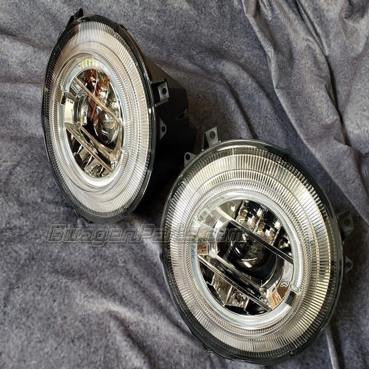 2019-style Halo Headlights (Chrome Design) for 2008-2018