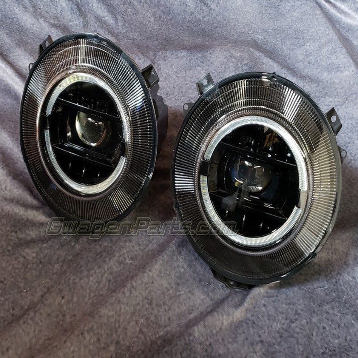 2019-Style Halo Headlights (Dark Design) for Mercedes G-Wagon W463 20082018