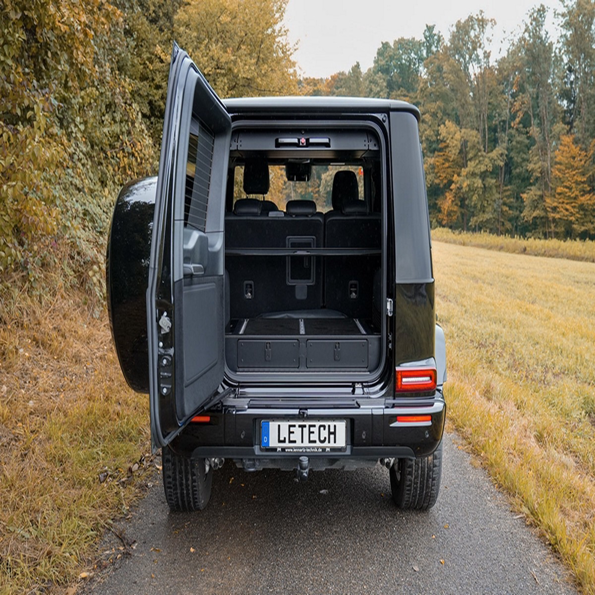 Letech Storage Box with Drawer System  Trunk Organizer for G-Wagon
