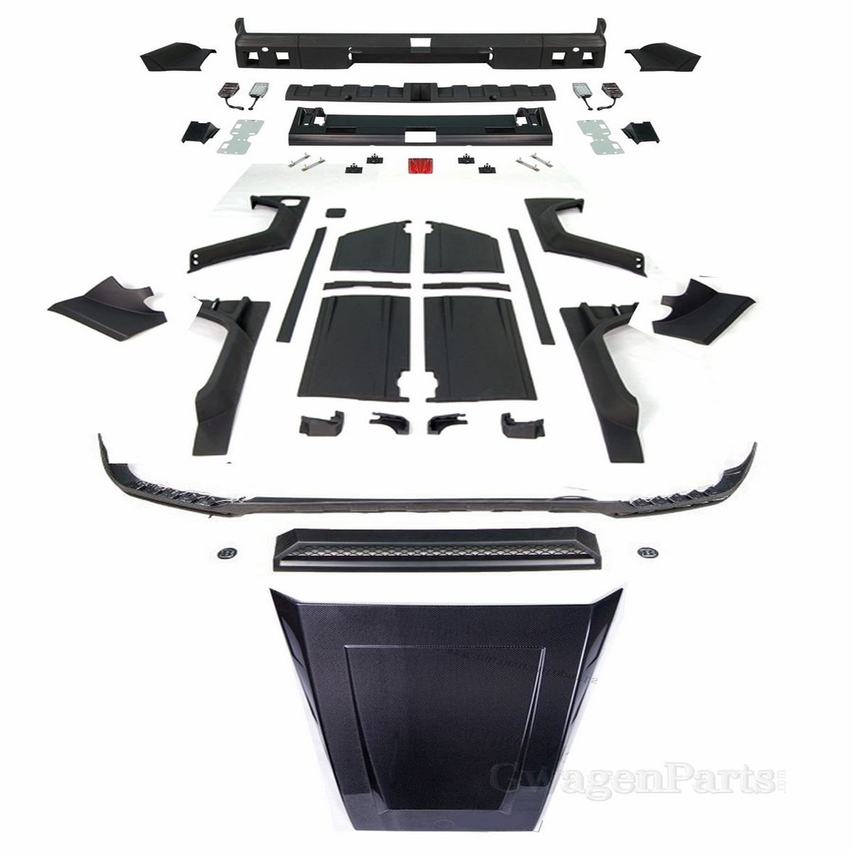 B-style B800 Widestar Conversion Kit for G350, G500, G55, G550, G63 W463 (Standard)
