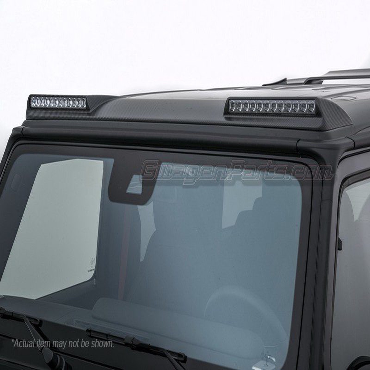 B-style Carbon Fiber Roof Spoiler with LEDs for MY 2019-on