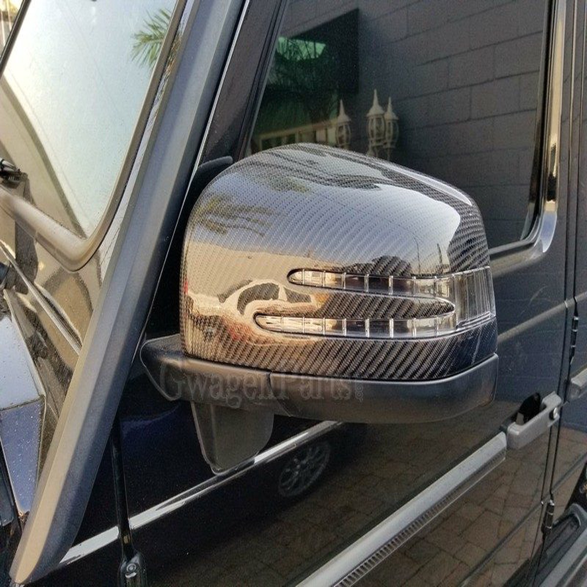 DTD Carbon Fiber Mirror Cover for Mercedes G-class