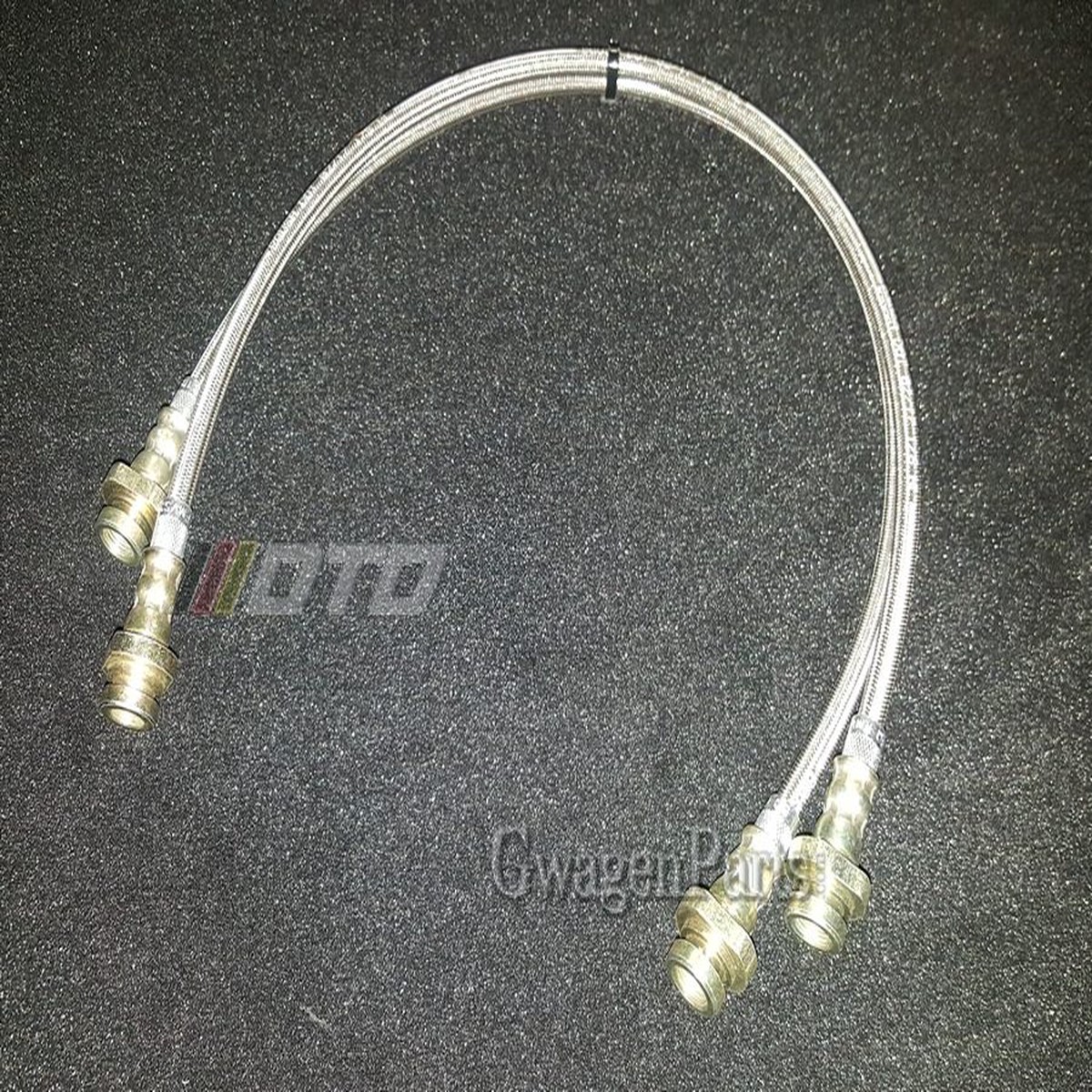 DTD Stainless Steel Extended Front Brake Lines (2 pcs)