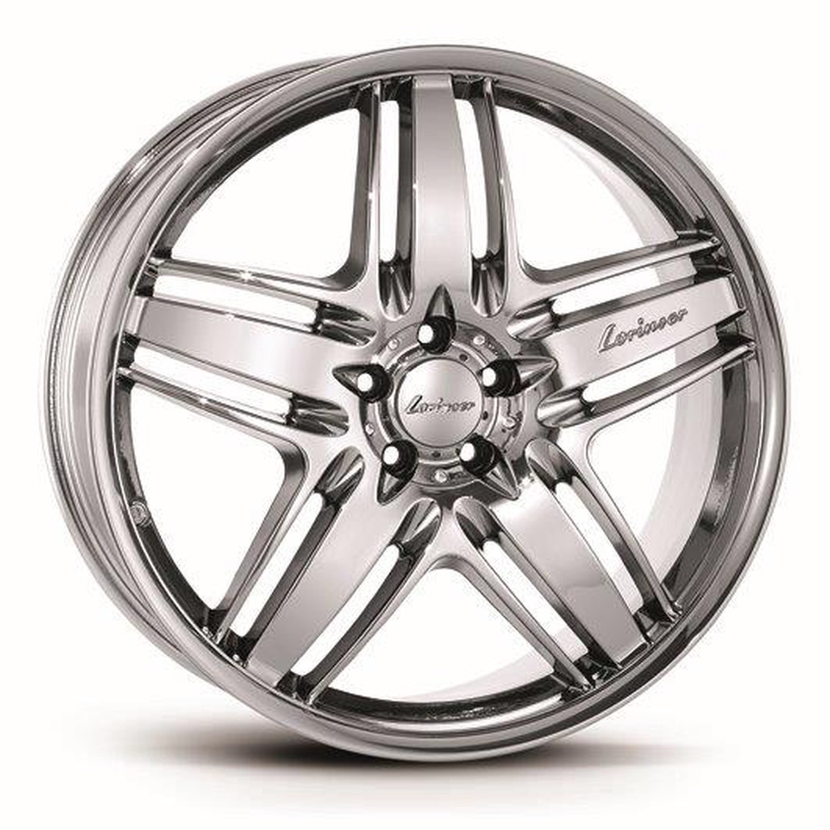 LORINSER 1022 Chrome Look Alloy Wheel RS9 for G-class W463 with 295/35-22 Tires