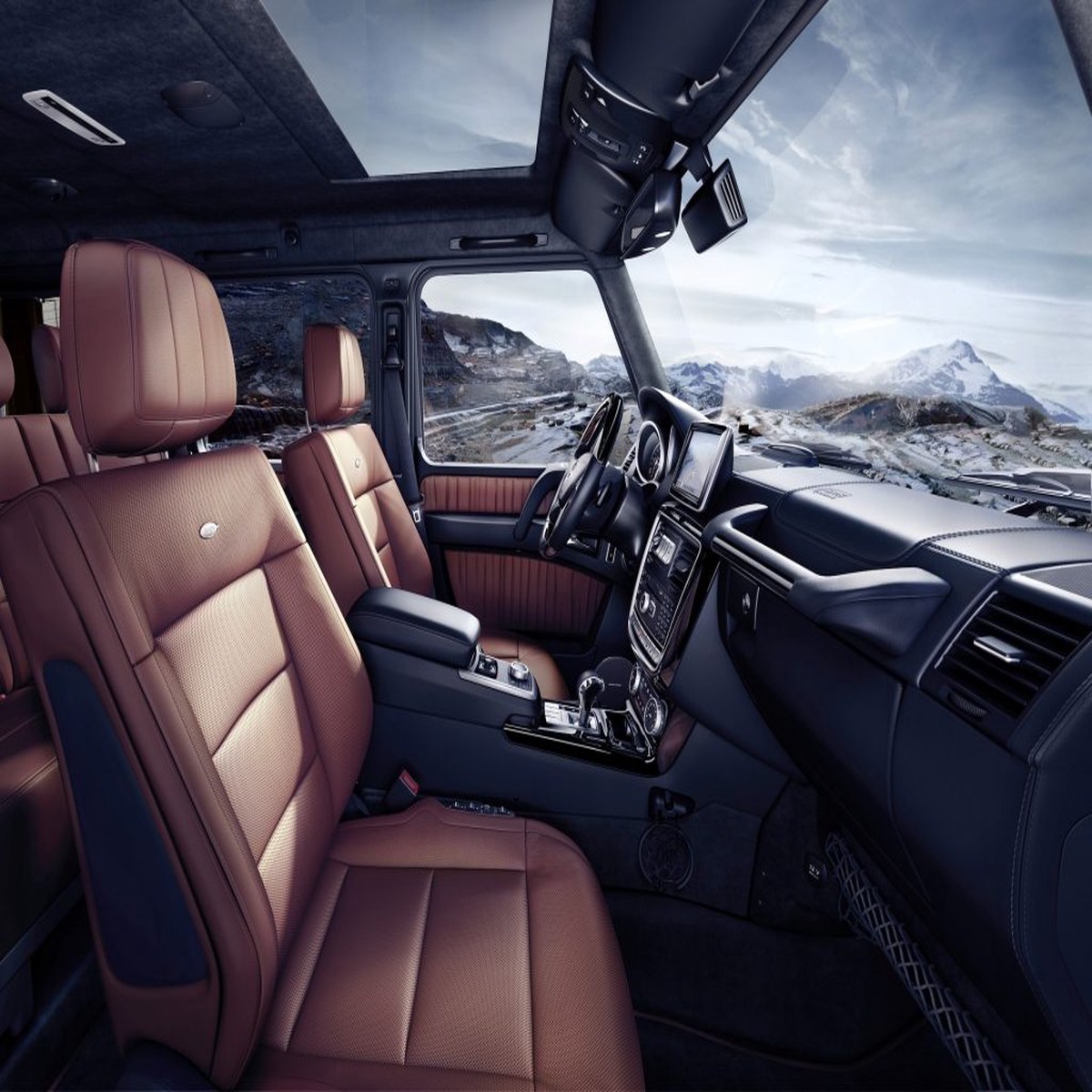 Lorinser Front Seat Back Parts Left and Right Upholstery for G-Class