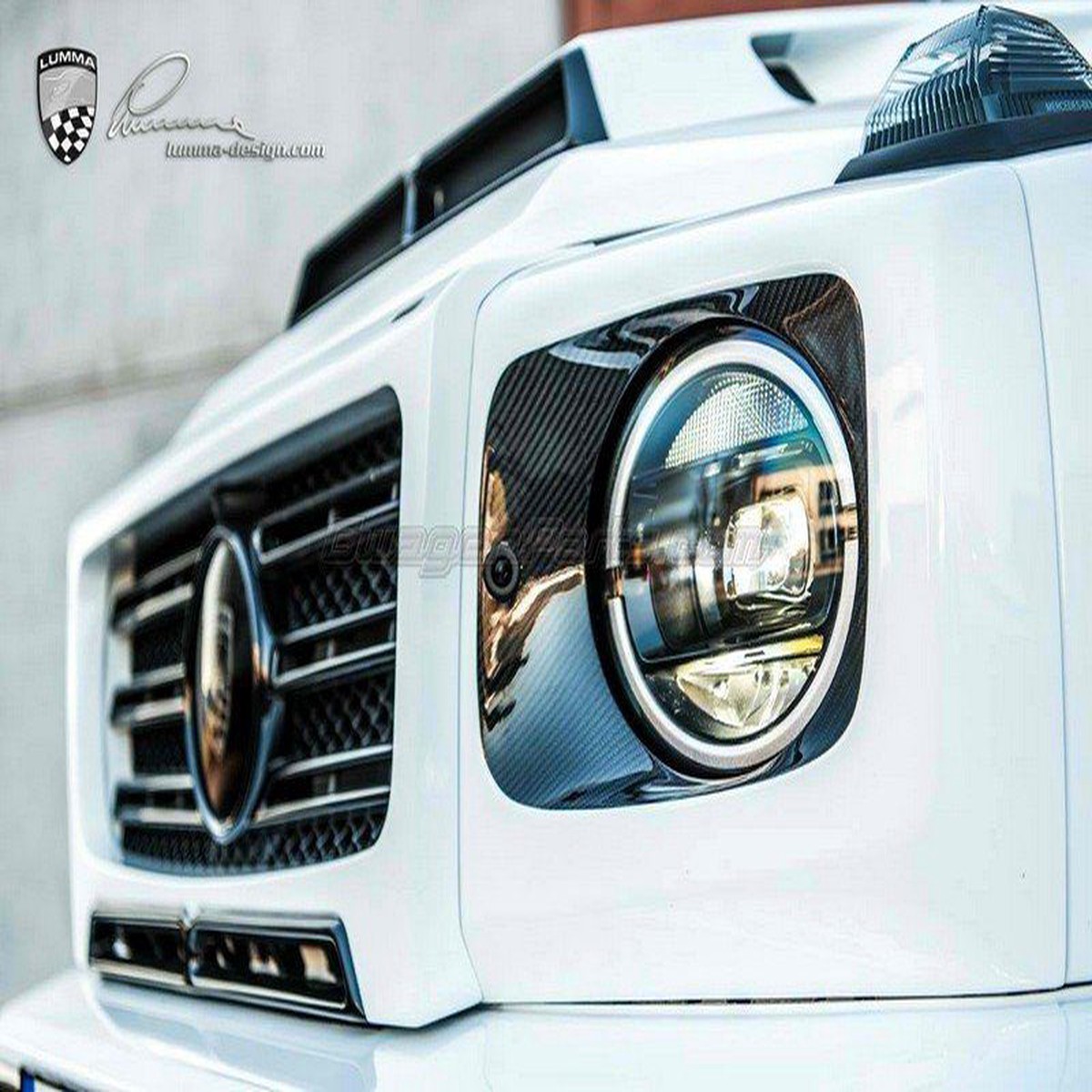 LUMMA Headlight Surround Carbon Fiber for Mercedes G-class W463A 2019-2024