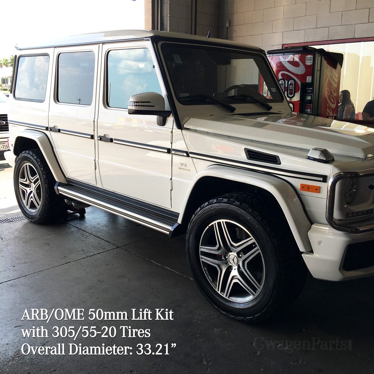 ARB/OME 50mm Lift Kit (with front bar) for Mercedes G-class W463