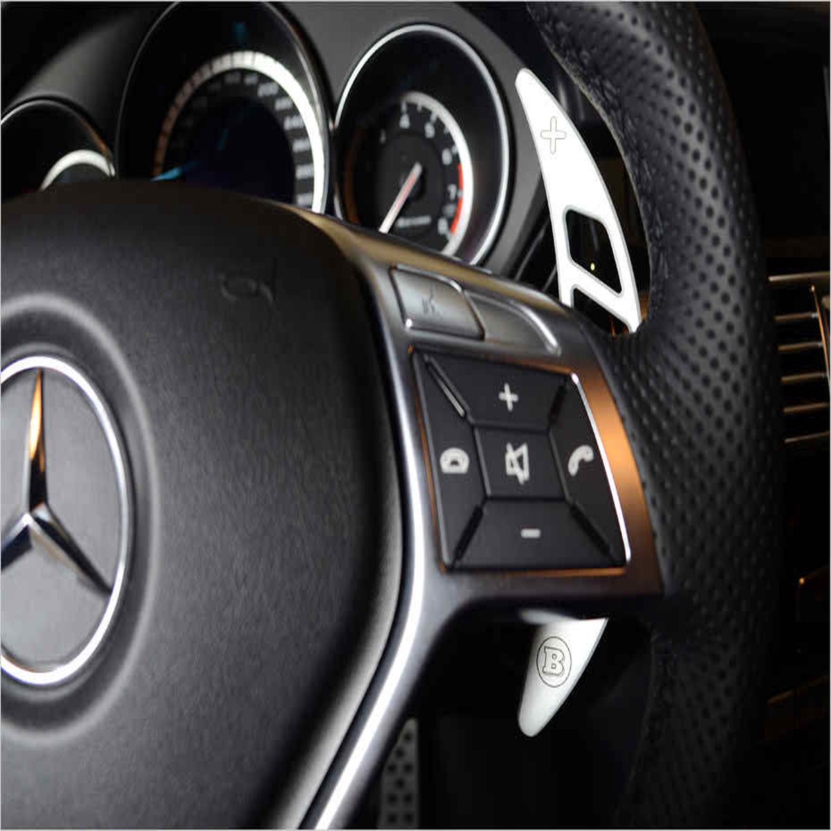 BRABUS Shift Paddles RACE Set Aluminum Matt