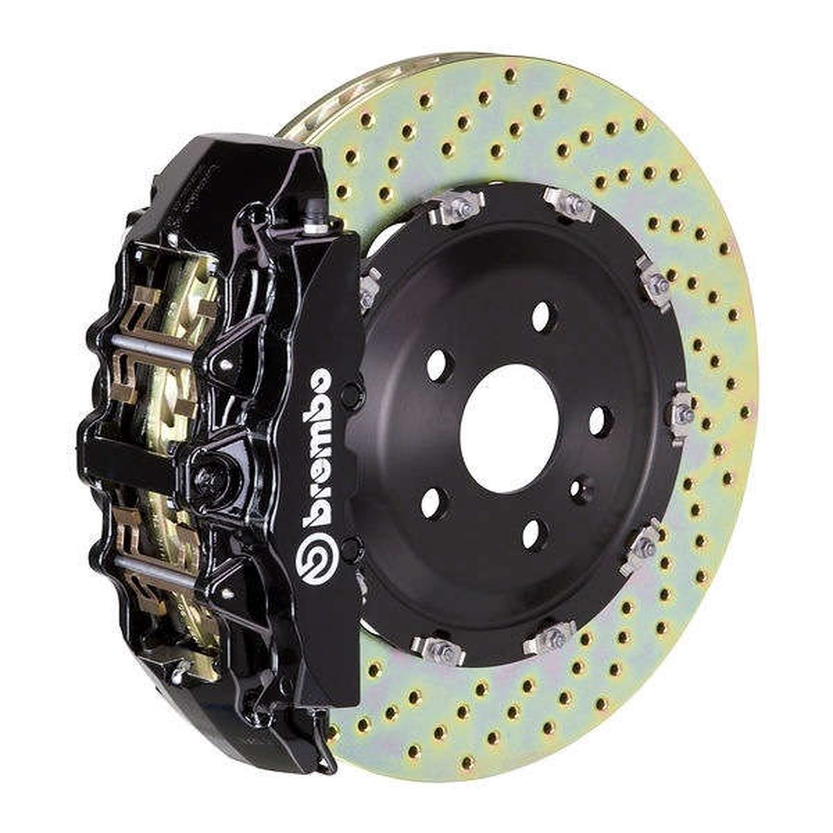 Brembo 4 Piston Brake Kit with Cross-Drilled Rotors for 2002-2008 G500