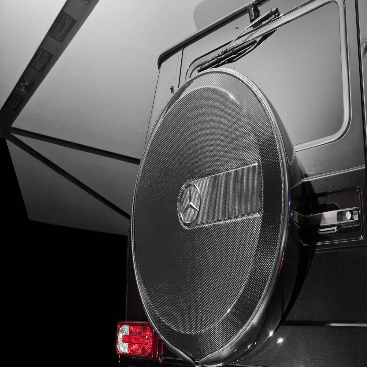 Carbon Fiber Spare Wheel Cover for G-class W463