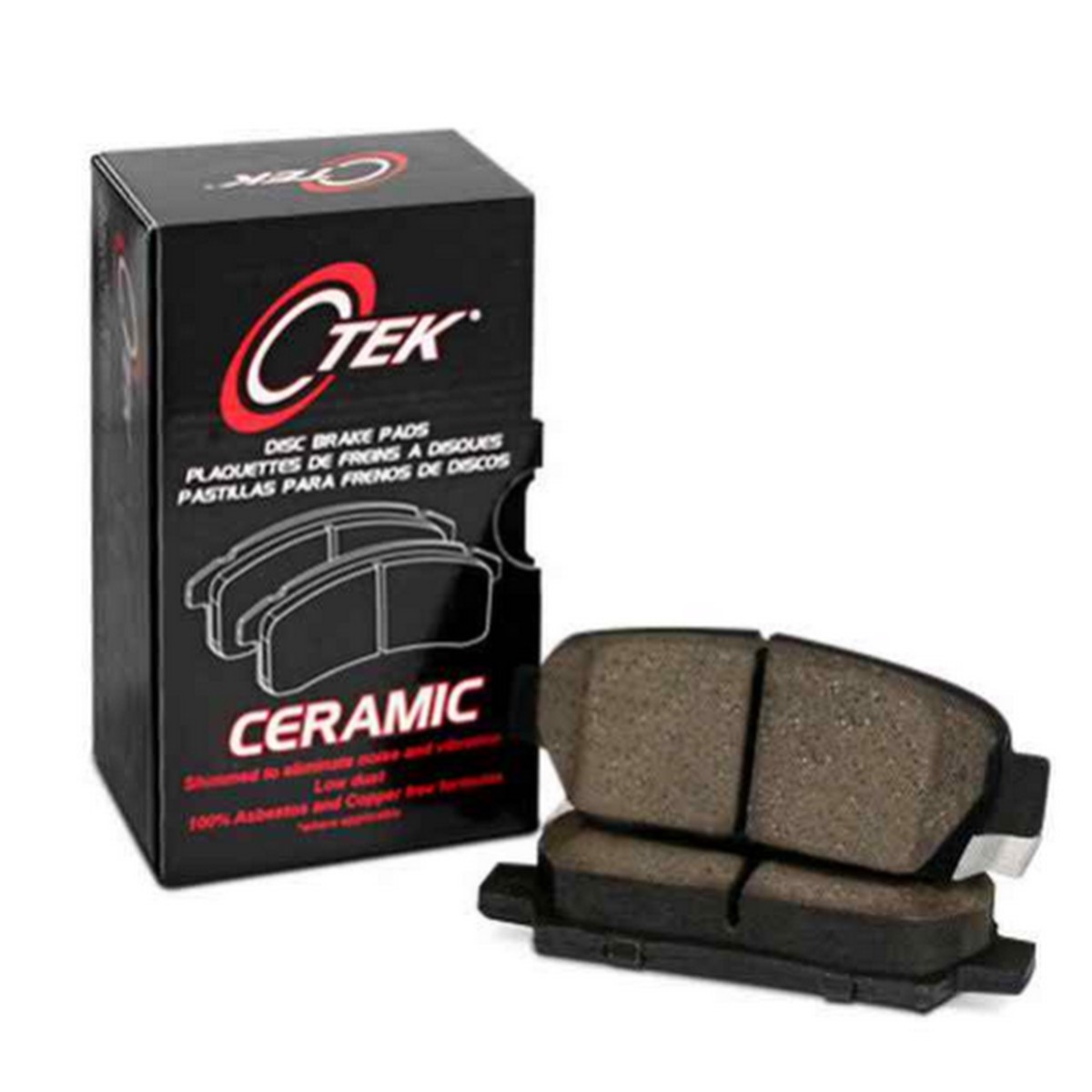Centric  Posi Quiet Extended Wear Semi-Metallic Brake Pads for Mercedes G550 2010