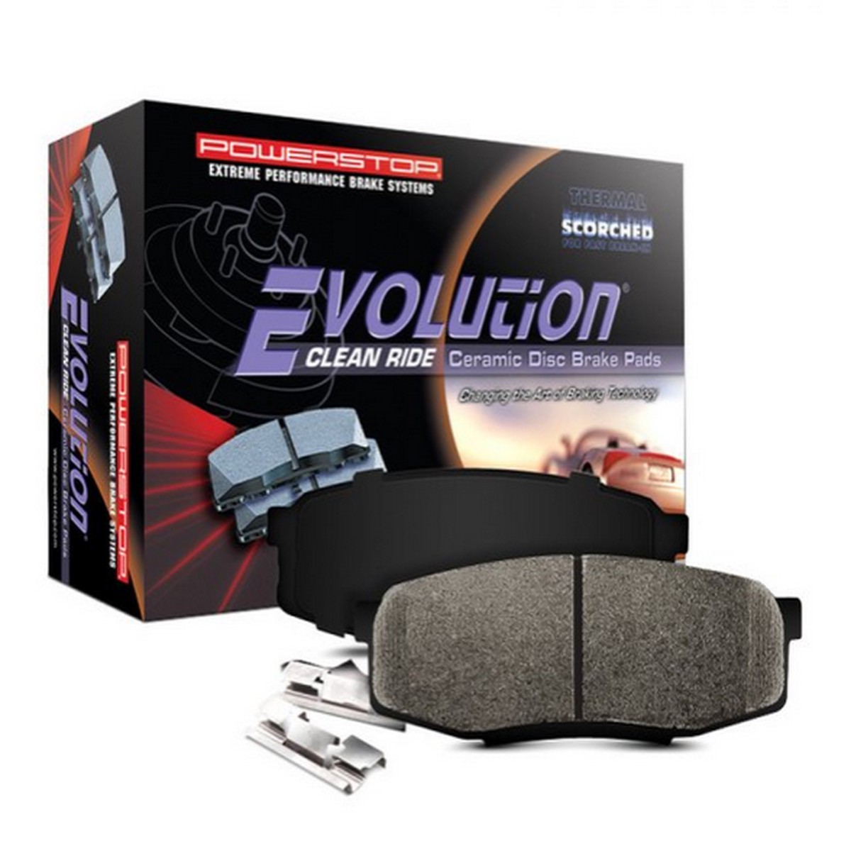 Power Stop  Z16 Evolution Clean Ride Ceramic Front Brake Pads for G55 AMG/G550 2010