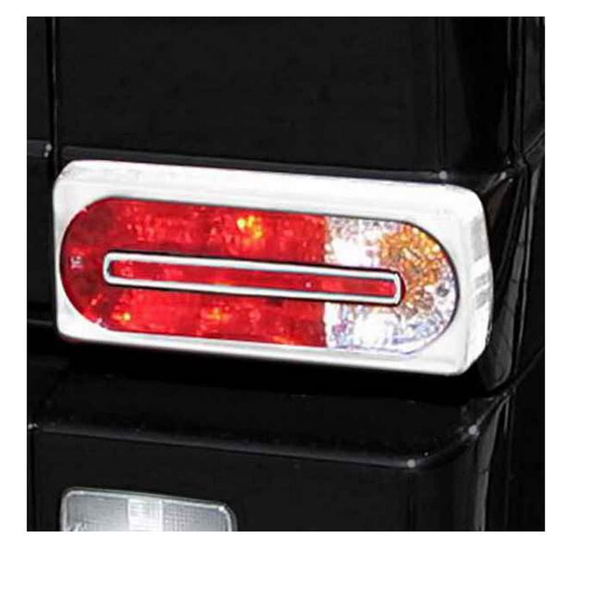 RI  Chrome Tail Light Bezels for G Class W463 2008