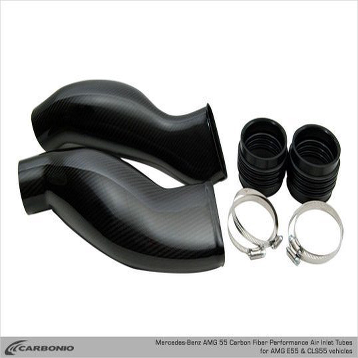 Carbon Fiber Air Inlet Tubes for Mercedes-Benz AMG 55 Models