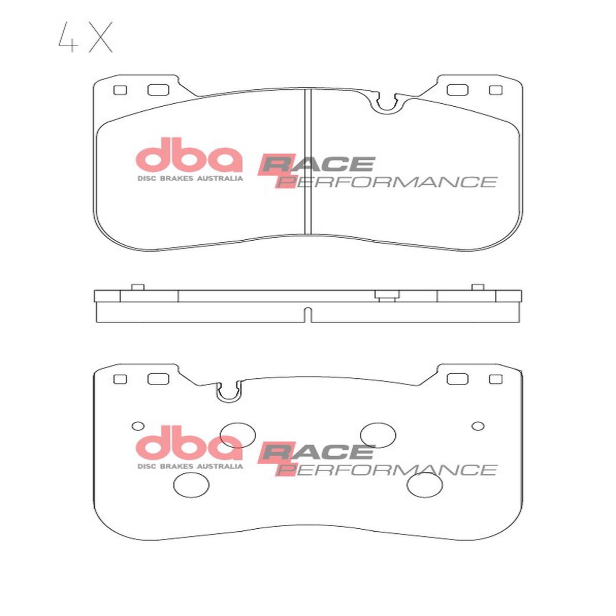 Front BMW M2 G87 M3 G80 M4 G84 DB15302RP Brake Pads DBA Race Performance