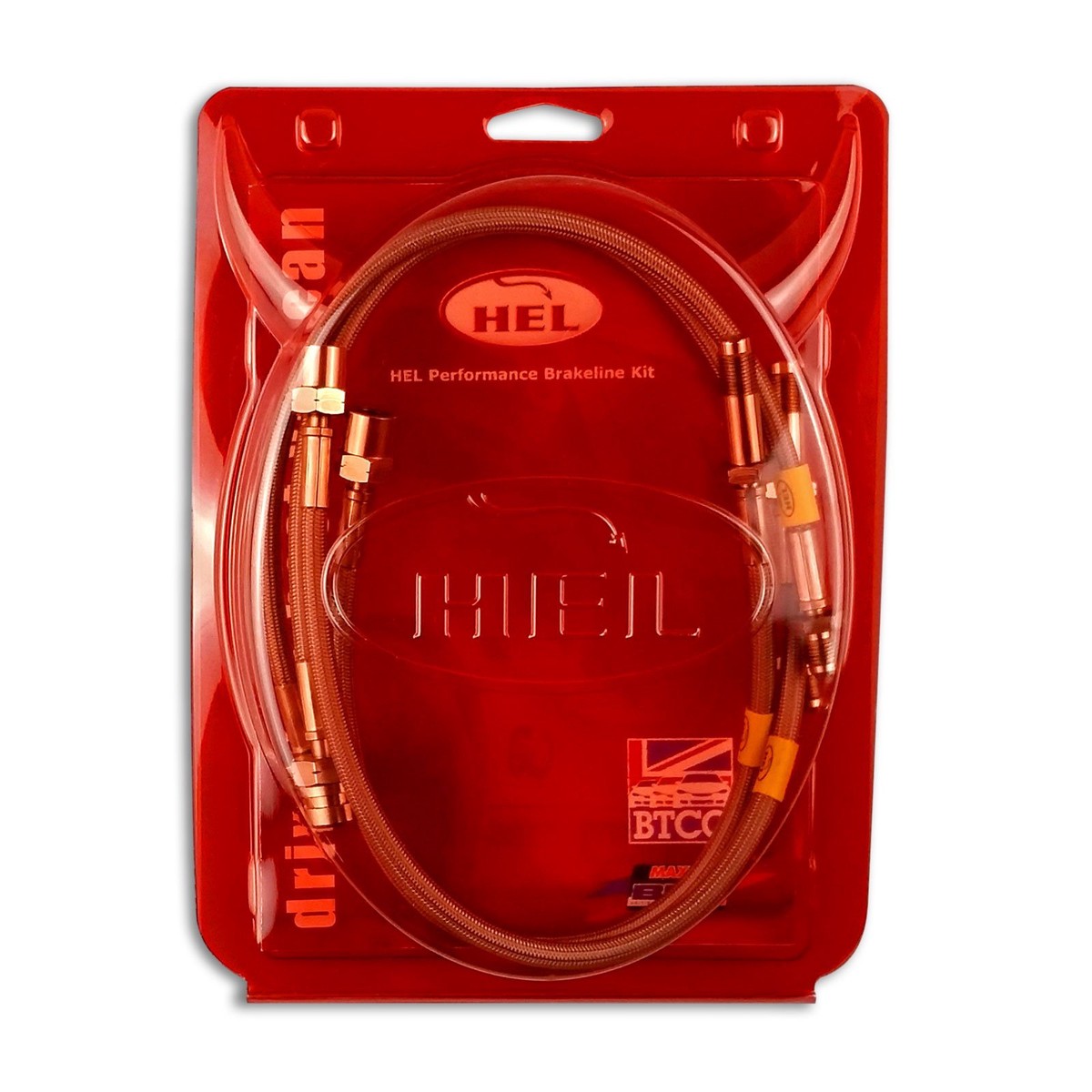Rear MQB 350mm 356mm brake discs upgrade HEL Performance Braided Brake Lines