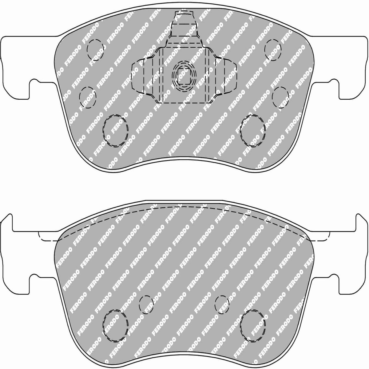 Ford Fiesta St mk7 Front Ferodo Racing Brake Pads FCP4816H DS2500 New