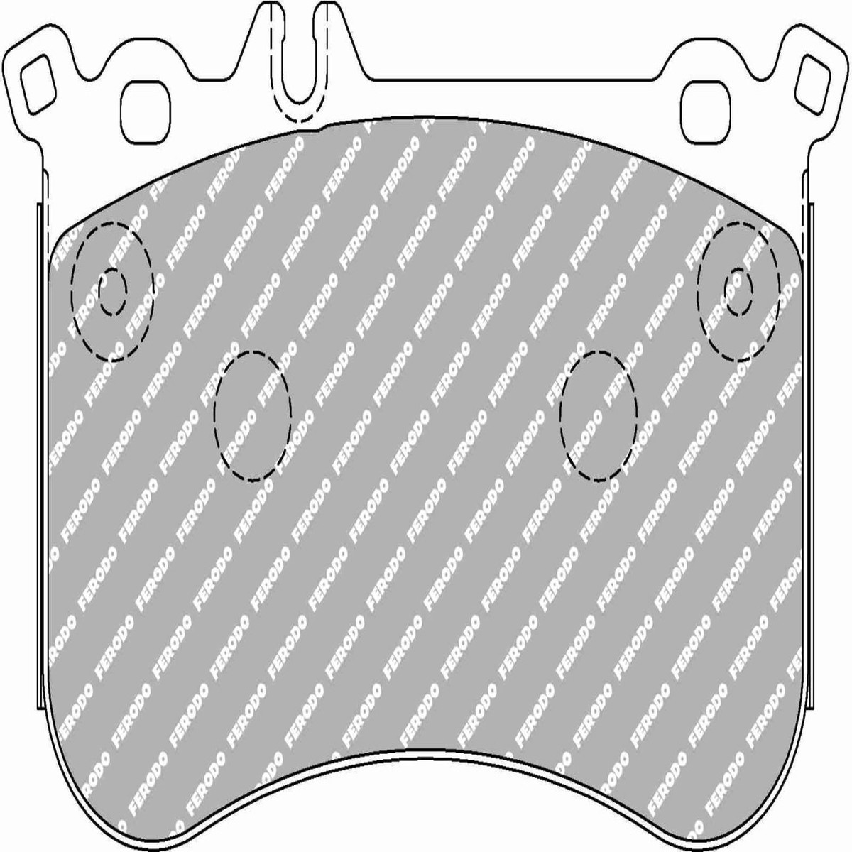 Front Mercedes A45 AMG Ferodo Racing Brake Pads FCP4806H DS2500 New