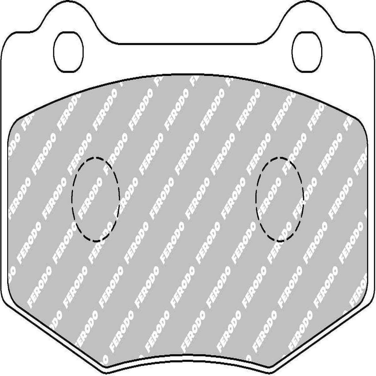 Rear Ferodo Racing Brake Pads FRP3137H Ford Mustang GT 5.0 DS2500 New