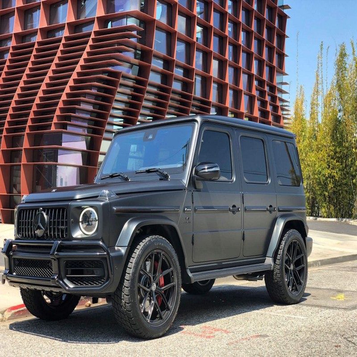 Mercedes-Benz G55 with HRE P101SC Wheels  22 Inch Gloss Black Forged Monoblock