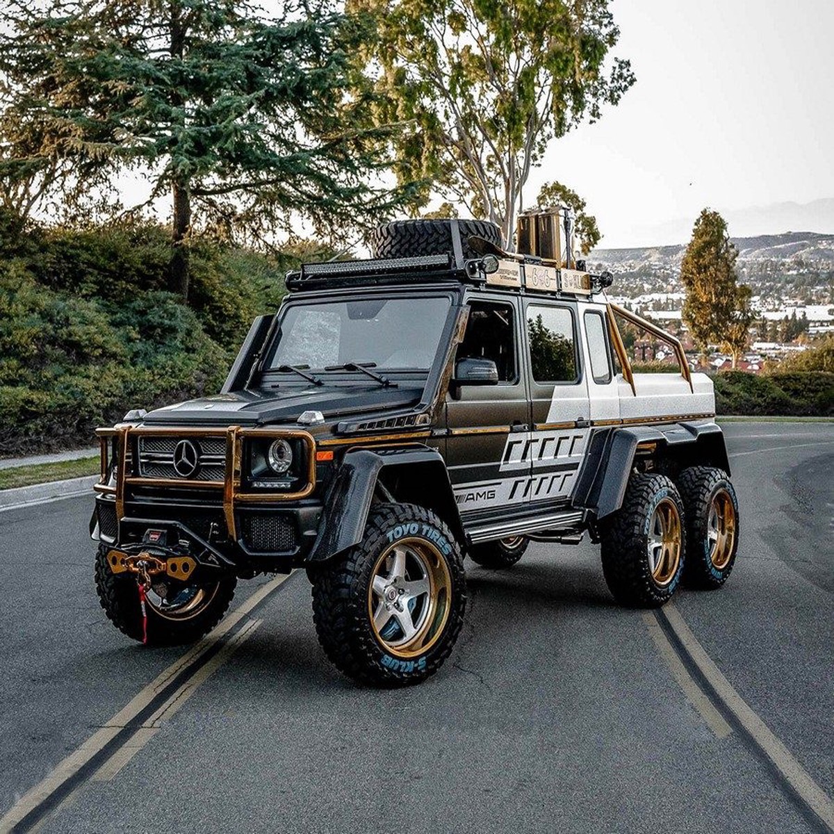 Mercedes Benz G65 AMG 66 with HRE 527 in Brushed Clear  20 Inch