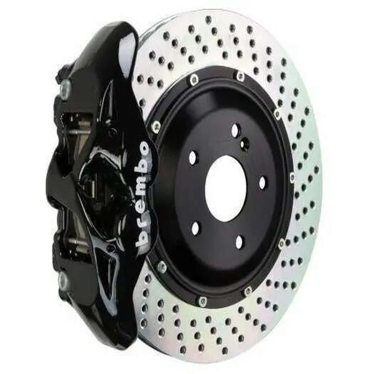 Brembo 6 Piston Brake Kit with Cross-Drilled Rotors for 2005-2011 G55 AMG