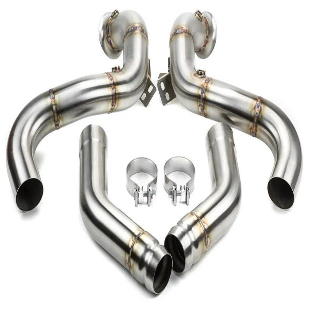 Catless Race Downpipes (Off-Road Use)  Fits 2018+ Mercedes G550 44 Squared (W463)
