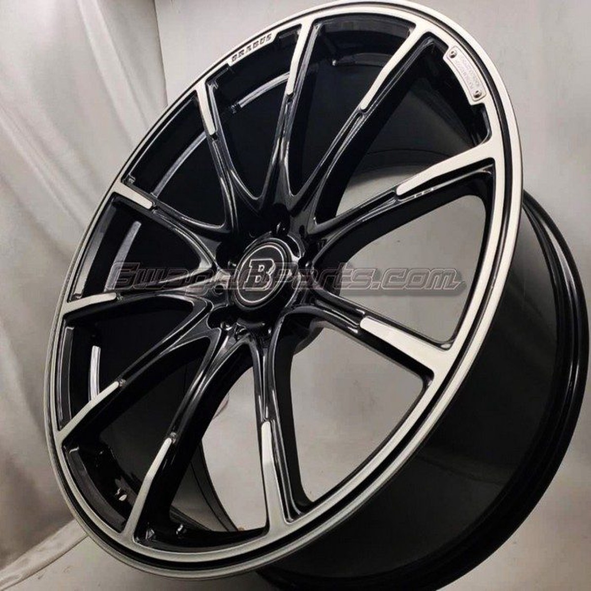 B-style Monoblock Z Forged Wheels 2210 in Gloss Black for G-class W463 and W463A