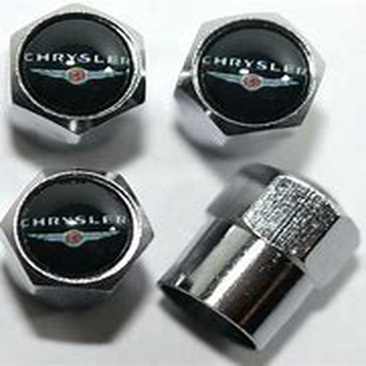 Chrysler Black Valve Caps