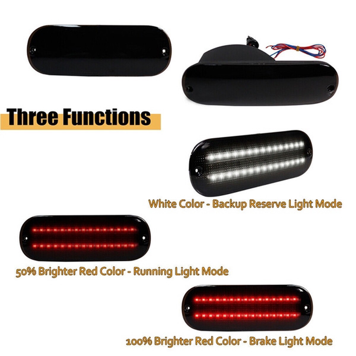 PT Cruiser Black Reverse Lights set 01-05