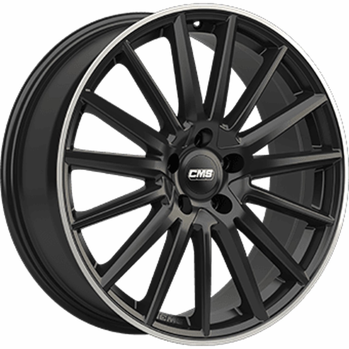 CMS C23 Gloss Black / Polished lip 208,0 ET38  Model 3 / Y