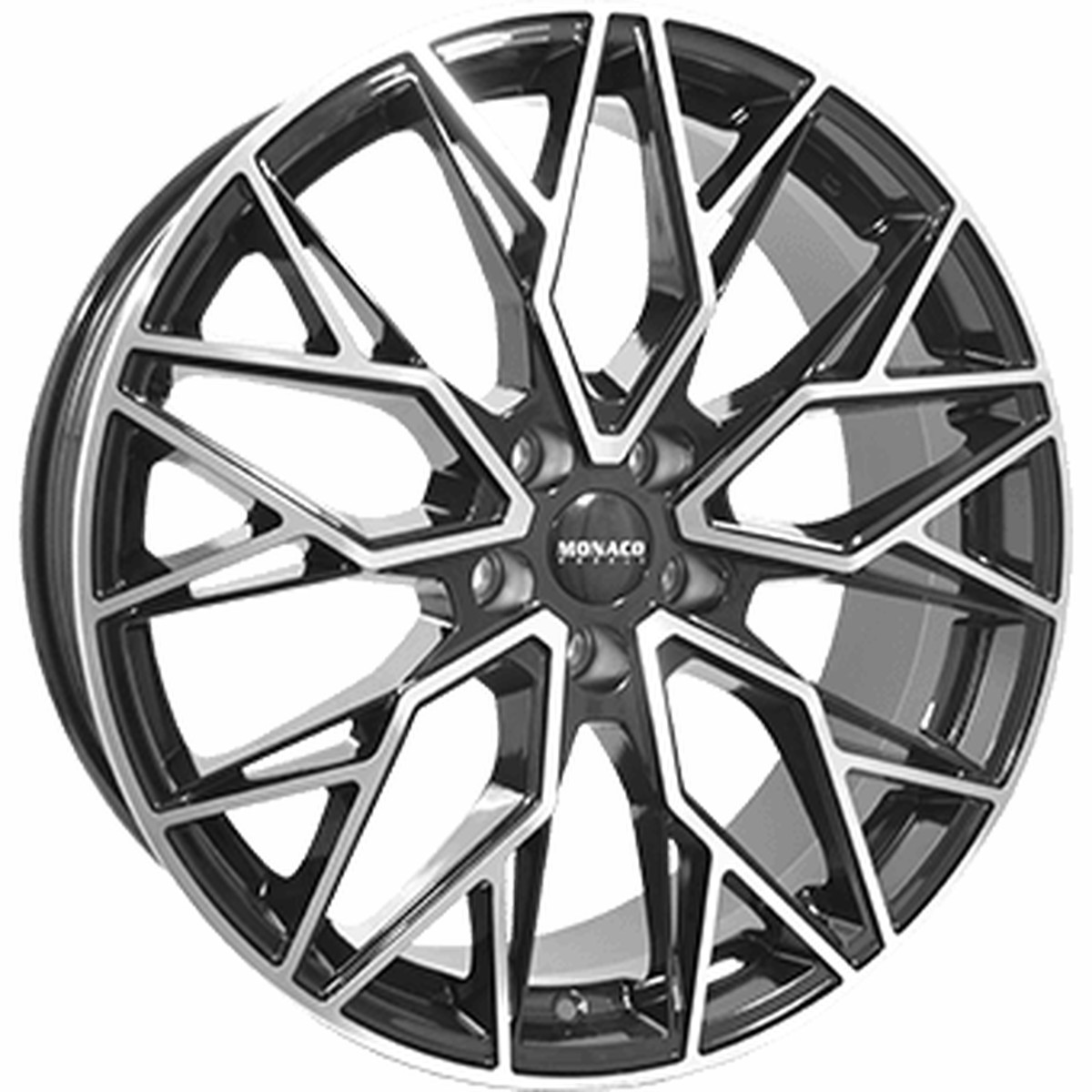 MONACO WHEELS GP15 Gloss Black / Polished 208,5 ET45  Model Y