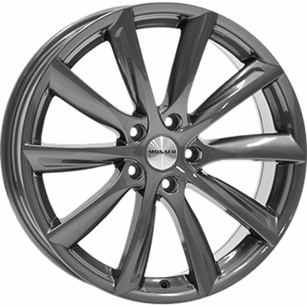 MONACO WHEELS GP6 Anthracite Dark 198,5 ET35  Model S (-> 2021 ->), Model X (-> 2021)