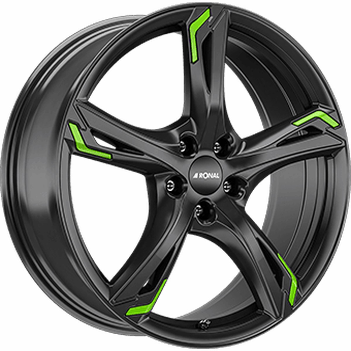 RONAL R62 GREEN Gloss Black 198,0 ET40  Model 3 / Y